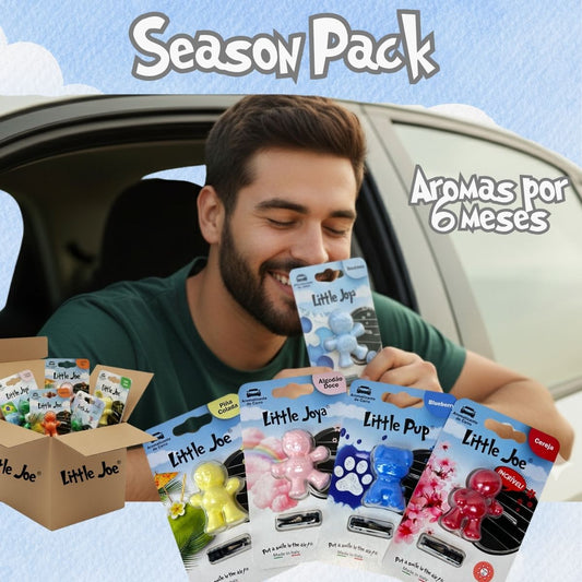 Season Pack Aromatizante Automotivo com 4 Aromas Little Joe