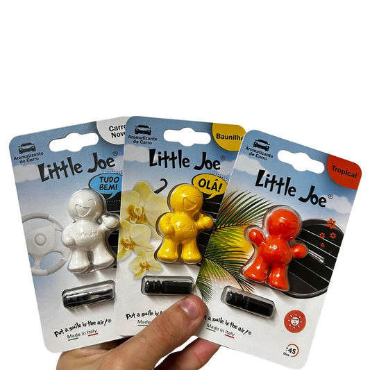 Kit Aromatizador Little Joe Tropical + Little Joe Up Baunilha + Little Joe Up Carro Novo