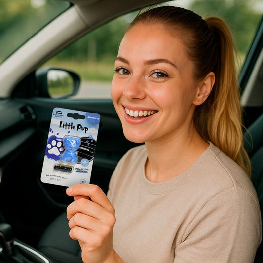 Aromatizante Automotivo Cheirinho para Carro Little Pup Blueberry