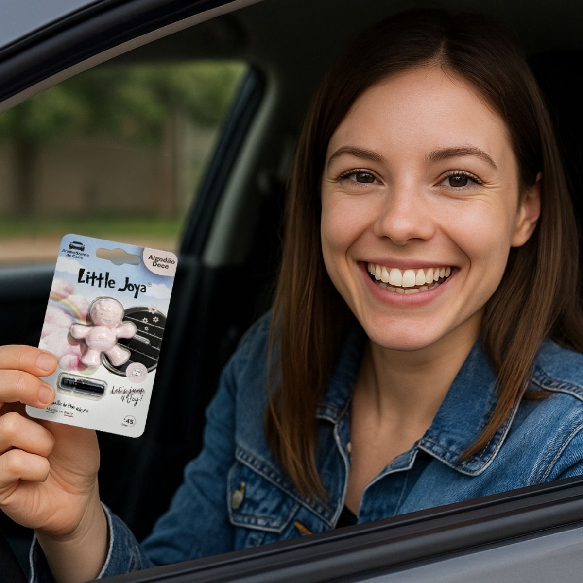 Kit Aromatizador Little Pup Carro Novo + Little Joya Blueberry +  Little Joya Algodão-Doce