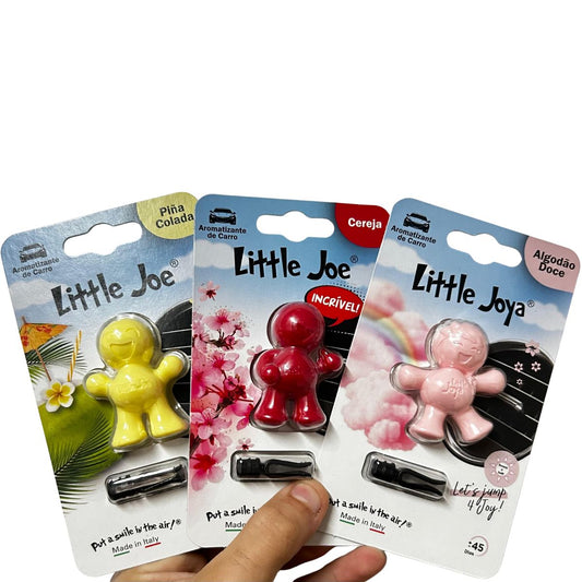 Kit Aromatizador Little Joe Up Cereja + Little Joe Piña Colada + Little Joya Algodão Doce