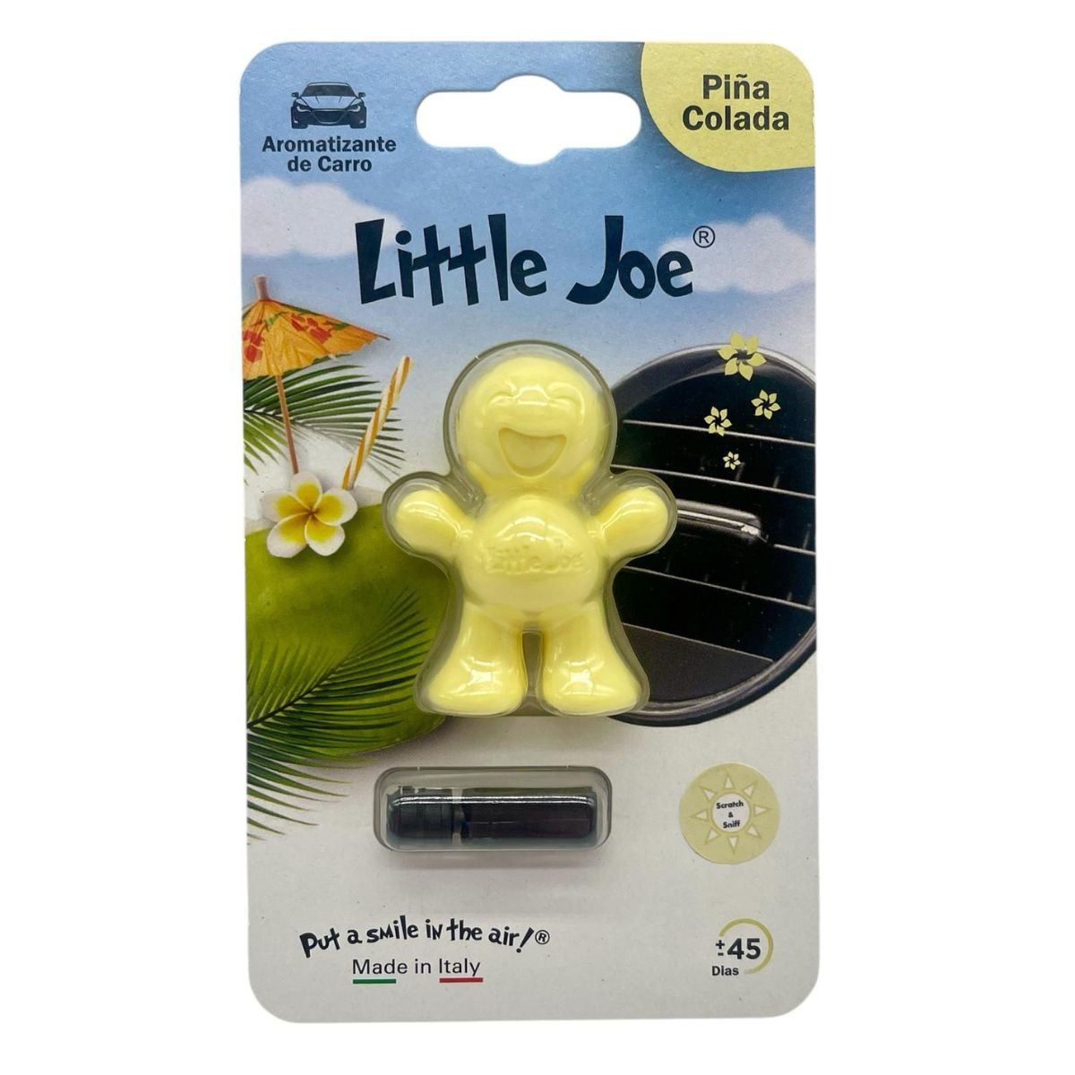 Kit Aromatizador Litte Joe Carro Novo +  Jogador +  Up Piña Colada