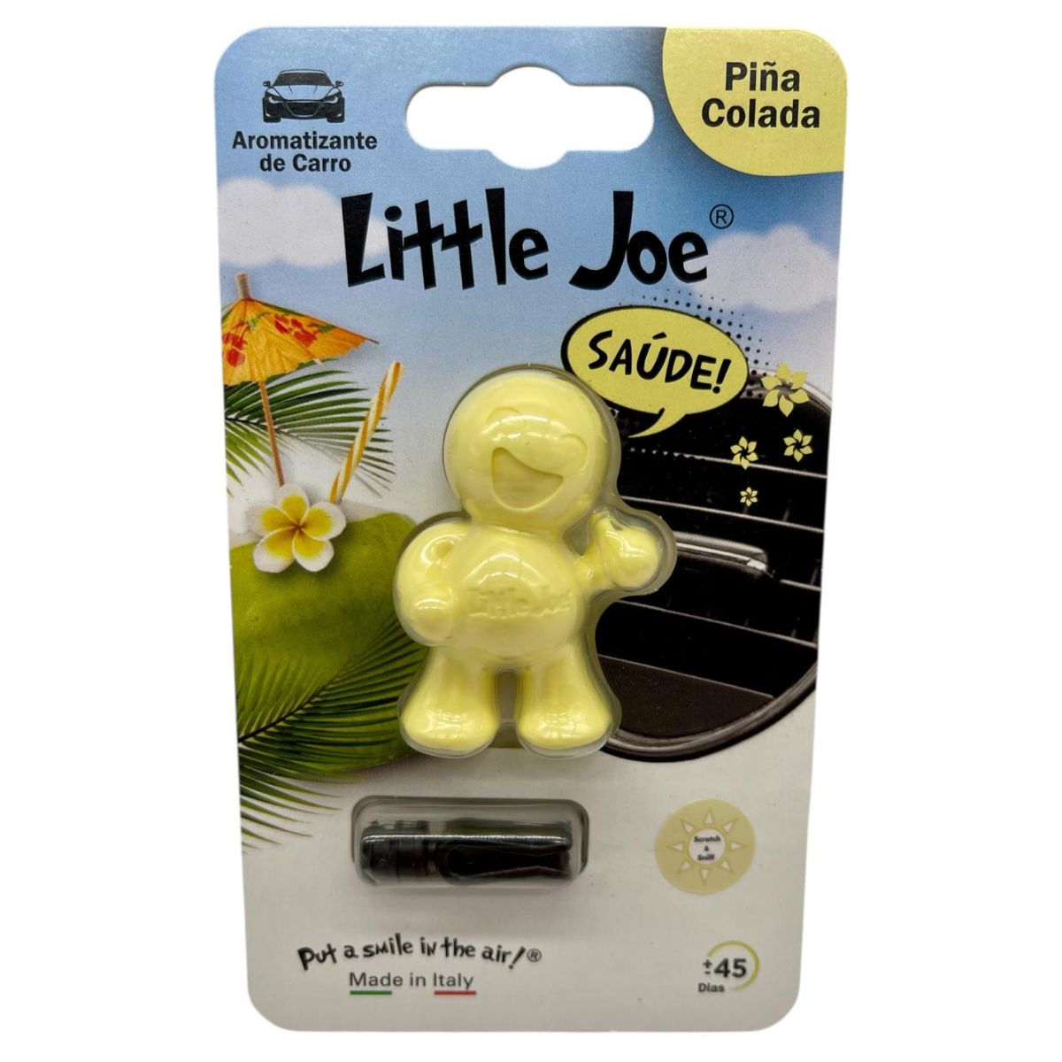 Kit Aromatizador Little Joe Up Cereja + Little Joe Piña Colada + Little Joya Algodão Doce