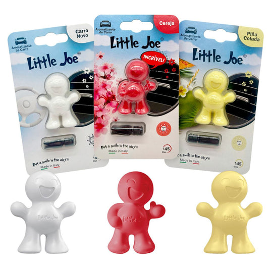 Kit Aromatizador Little Joe Carro Novo + Little Joe Up Cereja + Little Joe Piña Colada