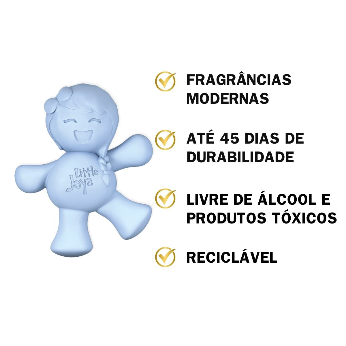 Aromatizante Automotivo Cheirinho para Carro Little Joya Blueberry