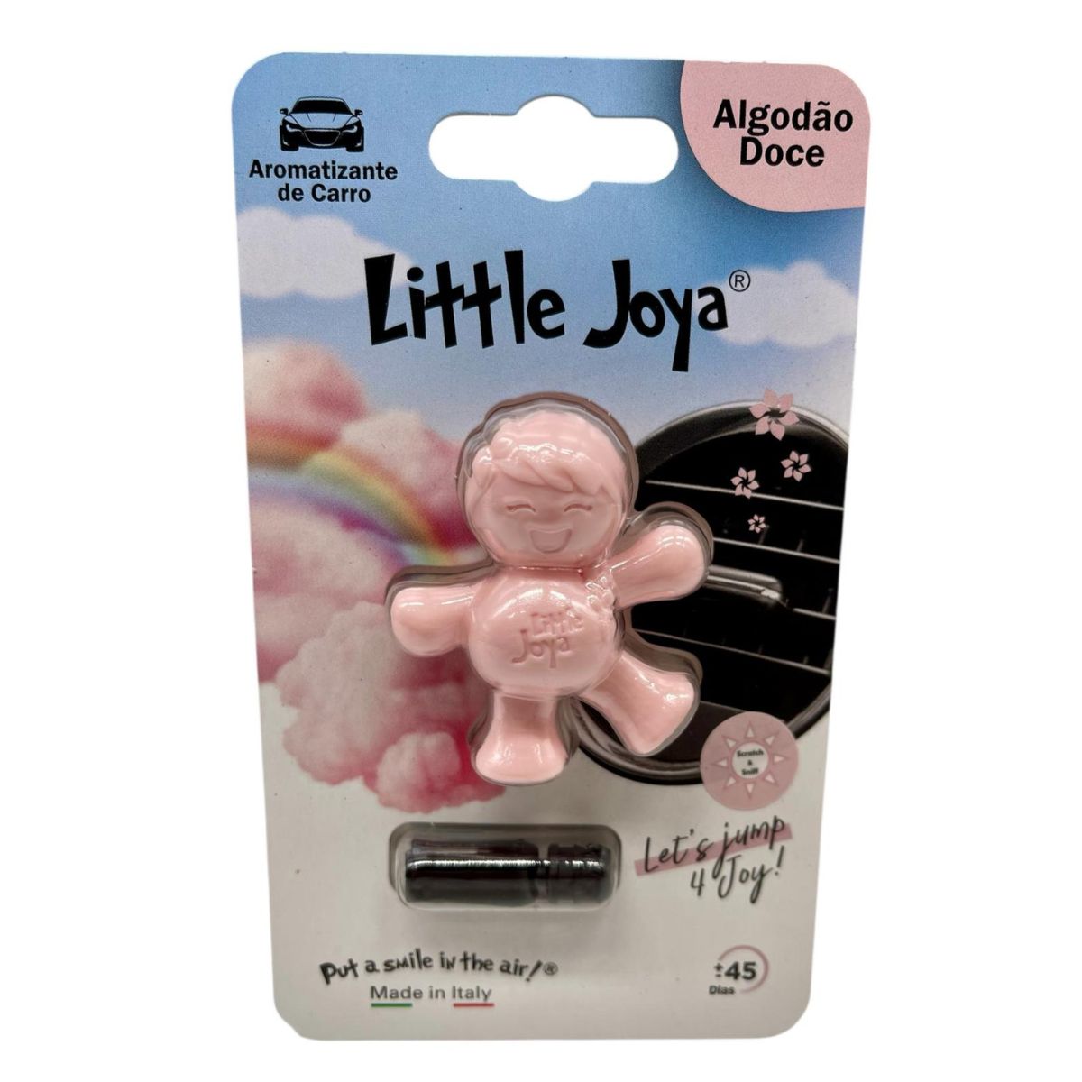 Kit Aromatizador Little Pup Carro Novo + Little Joya Blueberry +  Little Joya Algodão-Doce