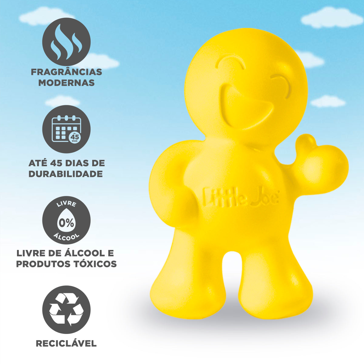 Aromatizante Automotivo Cheirinho para Carro Little Joe Up Baunilha