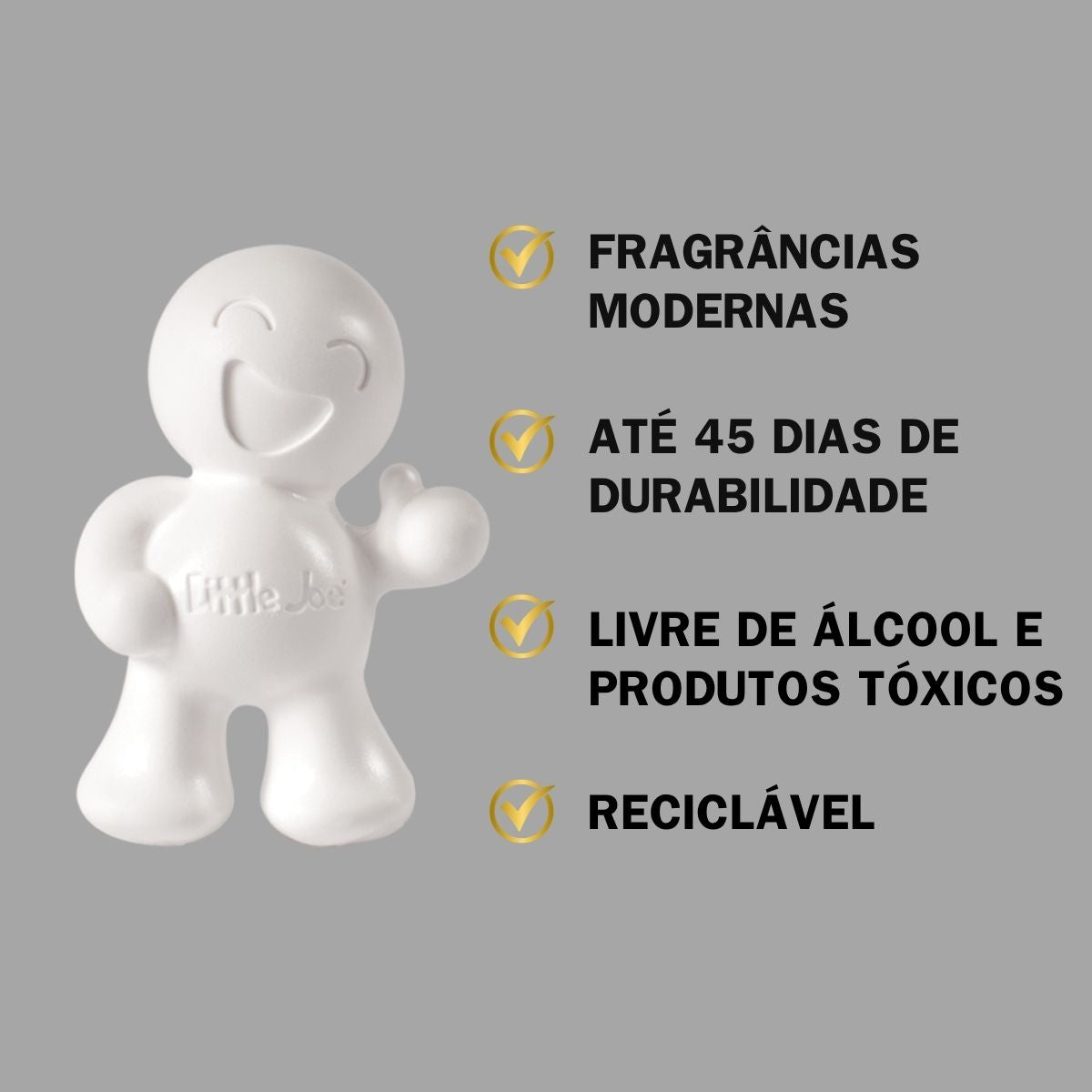 Aromatizante Automotivo Cheirinho para Carro Little Joe Up Carro Novo