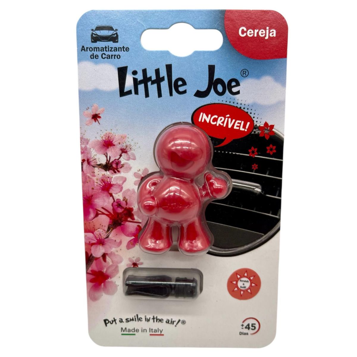 Kit Aromatizador Little Joe Up Cereja + Little Joe Piña Colada + Little Joya Algodão Doce