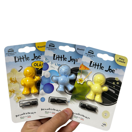 Kit Aromatizador Little Joe Up Baunilha + Little Joe Piña Colada + Little Joya Blueberry
