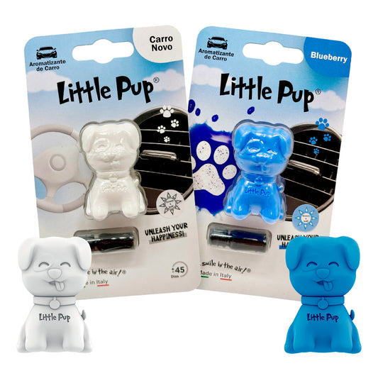 Kit Aromatizador Little Pup Carro Novo + Little Pup Blueberry