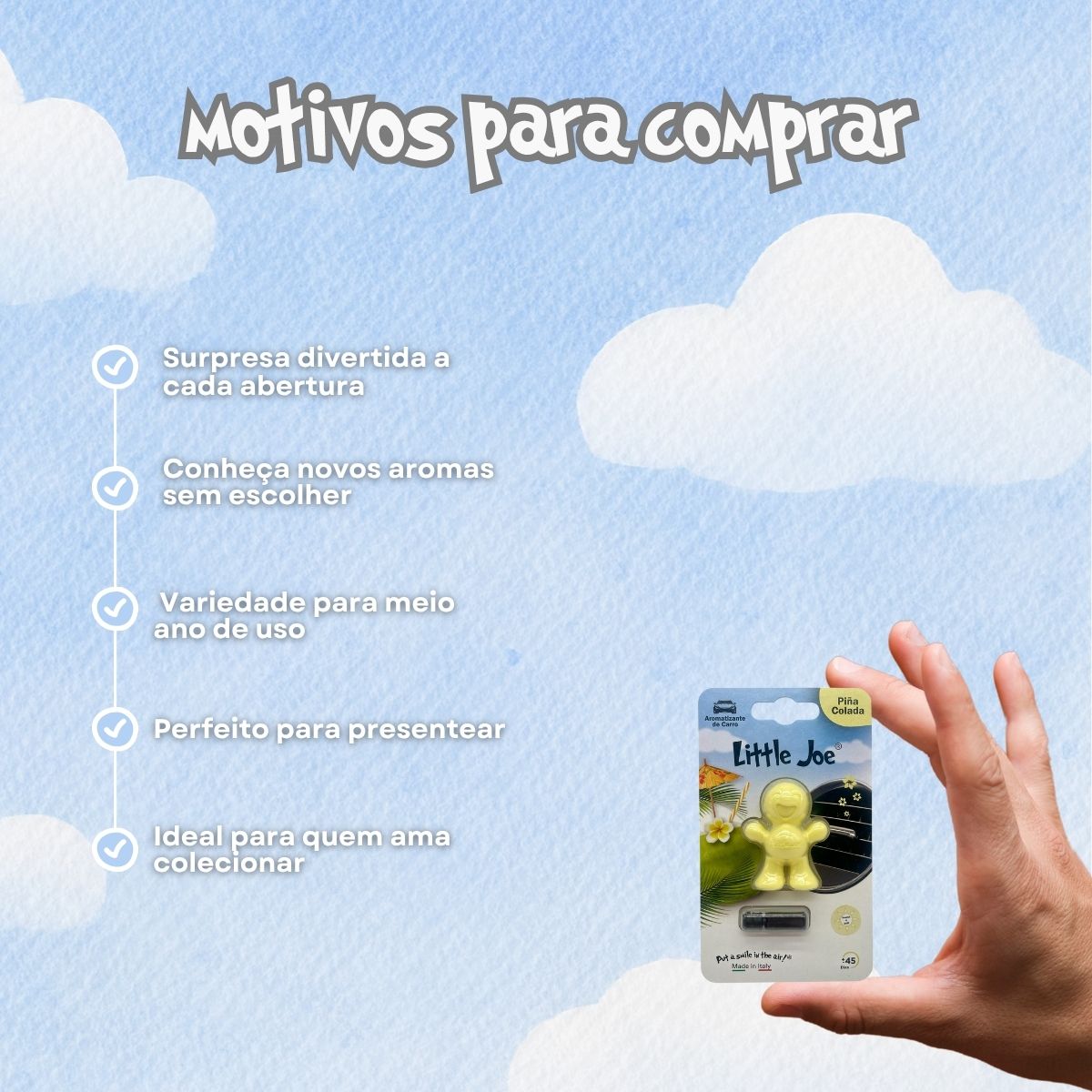 Season Pack Aromatizante Automotivo com 4 Aromas Little Joe