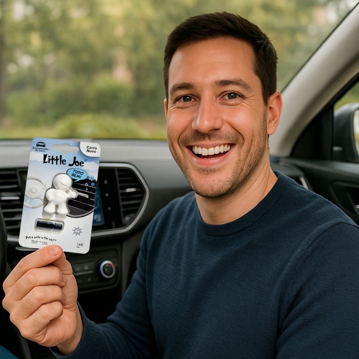 Aromatizante Automotivo Cheirinho para Carro Little Joe Up Carro Novo