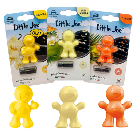 Kit Aromatizador Little Joe Up Baunilha + Little Joe Piña Colada + Little Joe Tropical