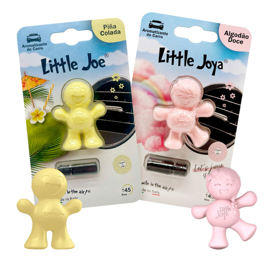 Kit Aromatizador Little Joe Piña Colada + Little Joya Algodão Doce